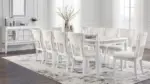 CHALANNA EXTENDABLE DINING SET WITH 10 CHAIRS - Image 2