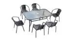 A-2 DINING TABLE 6PAX SET OUTDOOR (HIL)