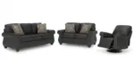 SHADSBURNE LEATHER RECLINING 6 SEATER SOFA SET