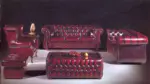 7 SEATER LEATHER SOFA SET WITH 3PC COFFEE TABLE SET (4+2+1) B-202