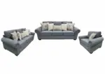 MEHARRY 6 SEATER FABRIC SOFA SET 45699