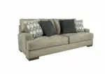 CARETTI 6 SEATER FABRIC SOFA SET WITH OTTOMAN 12398