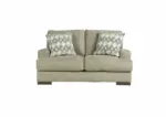CARETTI 6 SEATER FABRIC SOFA SET WITH OTTOMAN 12398