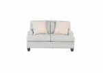 BRALYNN 6 SEATER FABRIC SOFA SET WITH OTTOMAN 35196