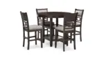 LANGWEST COUNTER HEIGHT DINING SET WITH 4 CHAIRS