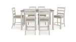 SKEMPTON COUNTER HEIGHT DINING SET WITH 6 CHAIRS
