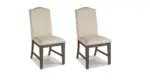 JOHNNELLE DINING SUITE WITH 6 CHAIRS AND A SERVER