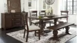 HILLCOT DINING SET WITH 6 CHAIRS AND SERVER