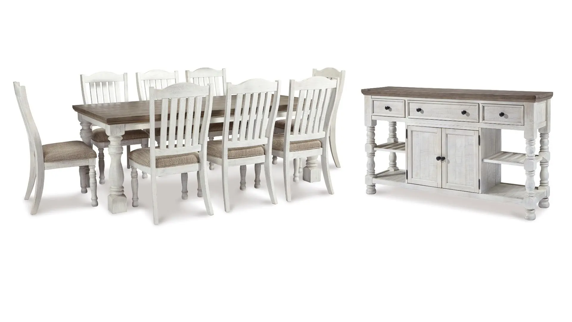 3000118_01K30R95M2TA561SVG2GWHBYY7.jpg HAVALANCE DINING SUITE WITH 8 CHAIRS AND SERVER