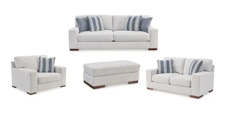BELVOIR SOFA SET - WHITE
