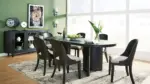 ROWANBECK DINING SET WITH 8 CHAIRS AND A SERVER