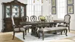 MAYLEE DINING TABLE WITH 6 CHAIRS, BUFFET AND HUTCH