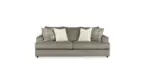 SOLETREN GREY 7 SEATER SOFA SET WITH A SWIVEL CHAIR