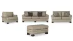 KANANWOOD 6 SEATER SOFA SET WITH OTTOMAN