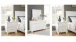 FORTMAN BEDROOM SUITE (BED + 2 NIGHSTANDS + MIRRORED DRESSER + CHEST OF DRAWERS)