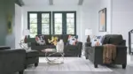 ERINSLANE SOFA SET WITH OTTOMAN