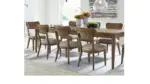 ROANHOWE DINING SET WITH 10 CHAIRS