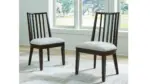 GALLIDEN DINING SET WITH 8 CHAIRS AND A SERVER