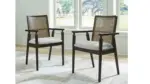 GALLIDEN DINING SET WITH 8 CHAIRS AND A SERVER