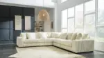 LINDYN SECTIONAL SOFA SET WITH OTTOMAN & SWIVEL CHAIR - 21104