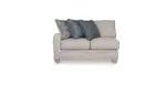 HUNTSWORTH SECTIONAL SOFA SET - DOVE GRAY