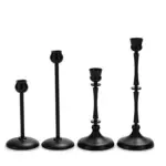 A52000227 CANDLE HOLDER 4PC(ASH)