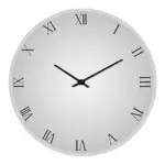 A58000270 WALL CLOCK (ASH)
