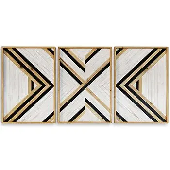A58000414 WALL DECOR SET 3PC SET (ASH)