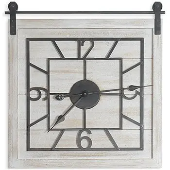 A58000449 WALL CLOCK (ASH)