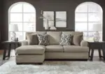 3 SEATER SECTIONAL STONEMEADE TAUPE FABRIC SOFA SET 5950418