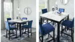 CRANDERLYN COUNTER DINING SET WITH 4 CHAIRS
