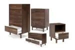 CALVERSON BEDROOM SET (BED + 2 NIGHTSTANDS)