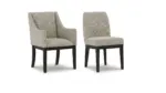 BURKHAUS DINING SUITE WITH 8 CHAIRS