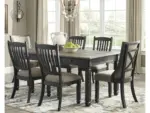 TYLER CREEK DINING SET WITH 6 CHAIRS