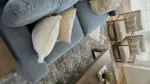 BELVOIR SOFA SET - BLUE