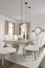 JORLAINA DINING SUITE WITH 10 CHAIRS