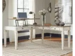 REALYN HOME OFFICE DESK SET WITH STORAGE
