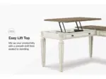 REALYN HOME OFFICE DESK SET WITH STORAGE