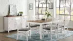 WESTCONI DINING SET WITH 8 CHAIRS