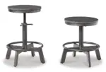 TOORJIN COUNTER HEIGHT DINING SET WITH 3 STOOLS