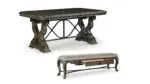 MAYLEE DINING TABLE WITH 6 CHAIRS, BUFFET AND HUTCH