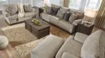 KANANWOOD 6 SEATER SOFA SET WITH OTTOMAN