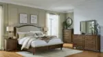 STURLAYNE KING BEDROOM SET (BED + 2 NIGHTSTANDS + MIRRORED DRESSER + CHEST OF DRAWERS)