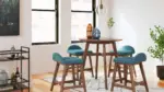 LYNCOTT COUNTER HEIGHT DINING SET WITH 4 CHAIRS