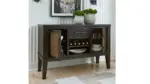 GALLIDEN DINING SET WITH 8 CHAIRS AND A SERVER