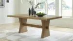 GALLIDEN DINING SET WITH 8 CHAIRS AND A SERVER