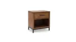 STEENLAGE BEDROOM SET (BED + 2 NIGHTSTANDS + CHEST OF DRAWERS + MIRRORED DRESSER)