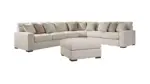 BALLYTON SECTIONAL SOFA SET WITH OTTOMAN