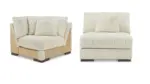 LINDYN SECTIONAL SOFA SET WITH OTTOMAN & SWIVEL CHAIR - 21104