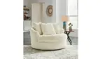 LINDYN SECTIONAL SOFA SET WITH OTTOMAN & SWIVEL CHAIR - 21104